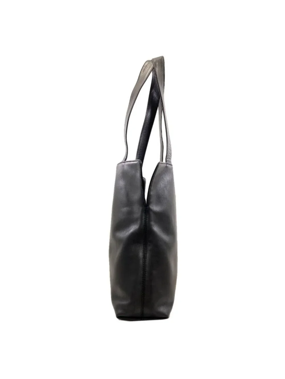 Chanel CC Logo Tote Bag Calfskin